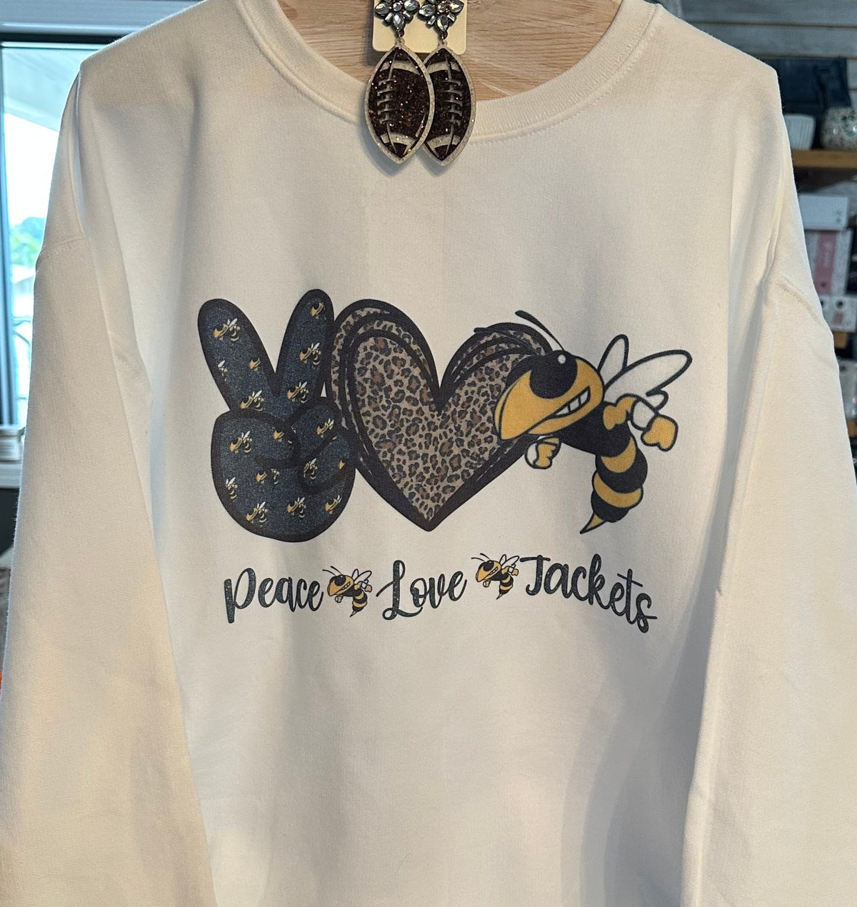 Peace Love Jackets Crewneck Sweatshirt