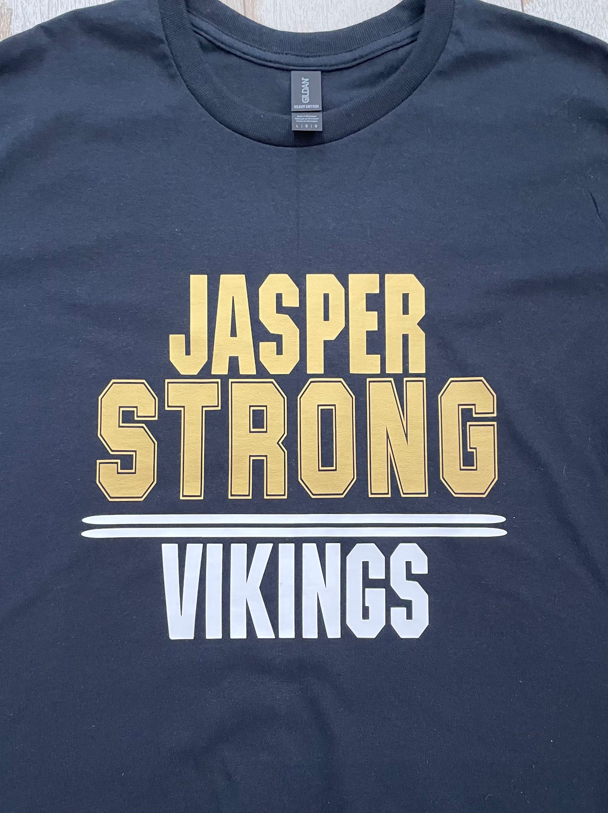 Jasper Strong Vinyl Print T Shirt