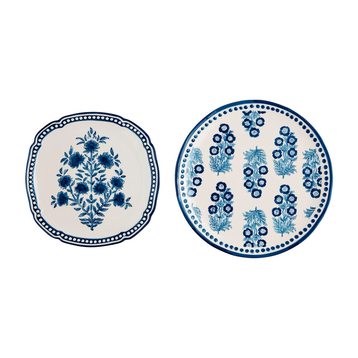 Block Print Nested Platters