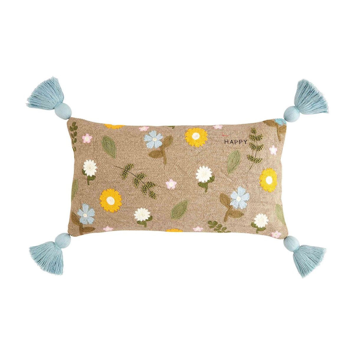 Happy Floral Pillow