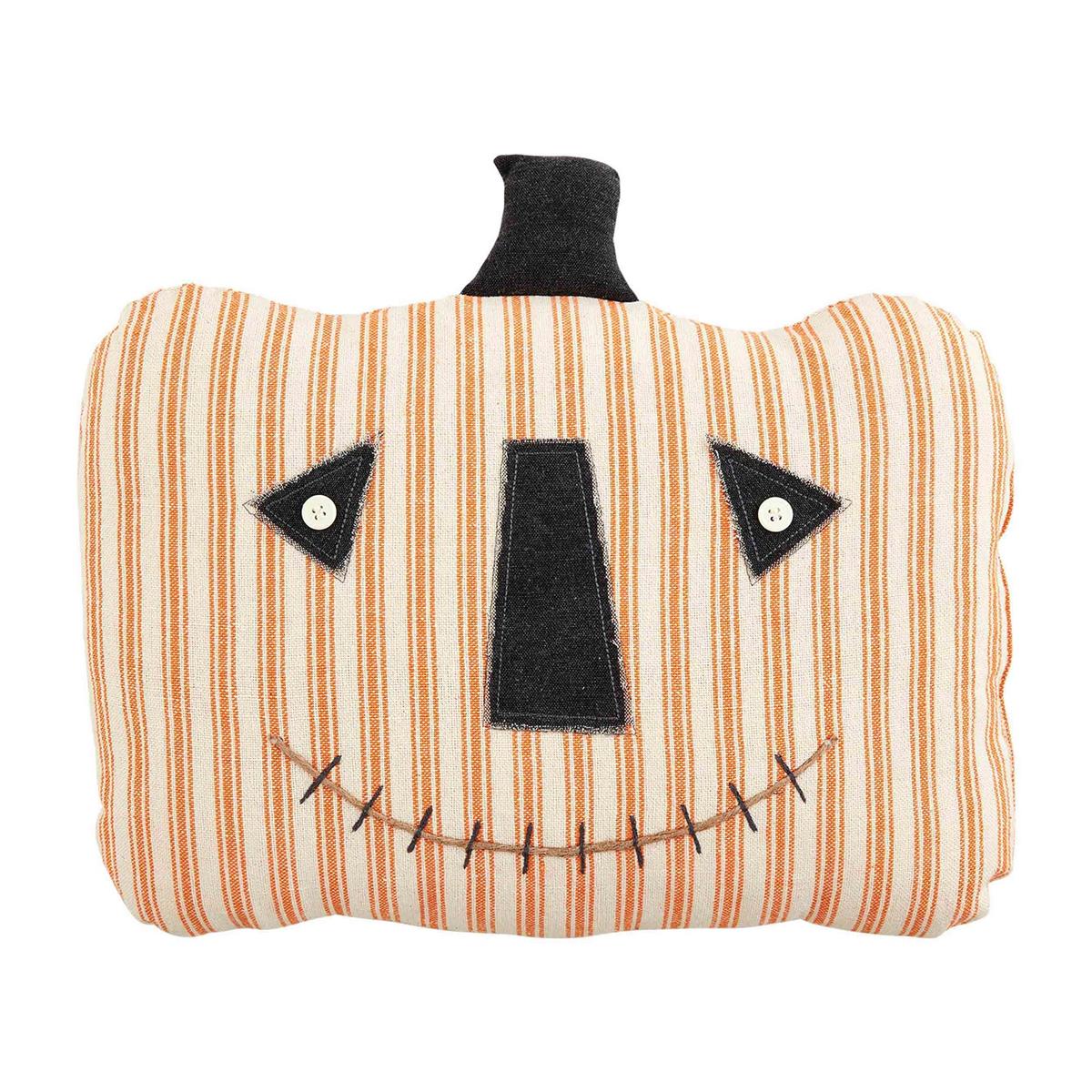 Button Jack-O-Lantern Pillows