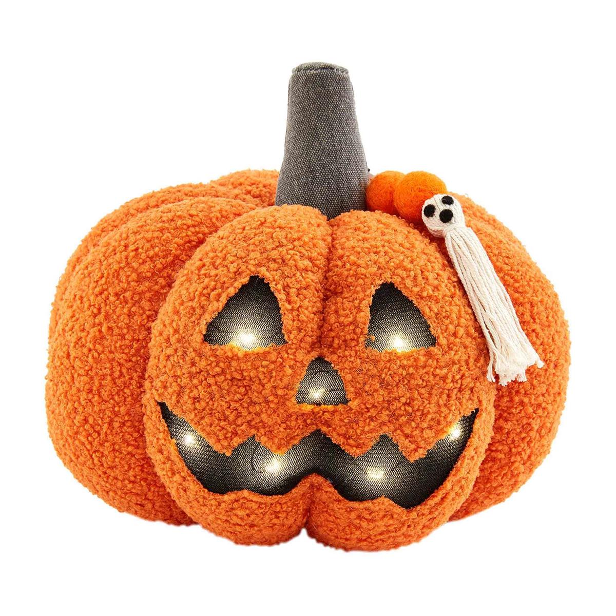 Shearling Light Up Pumpkin