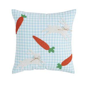 Basket Bunny Easter Pillow