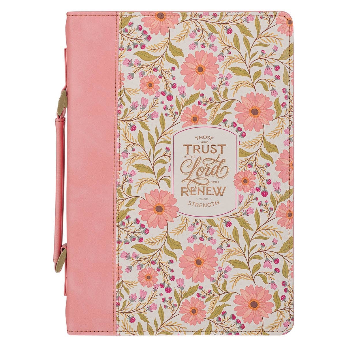 Bible Cover Fashion Floral Who Trust In The Lord Isa 40:31