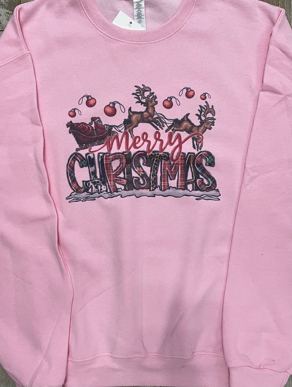 Santa Sleigh Crewneck Sweatshirt