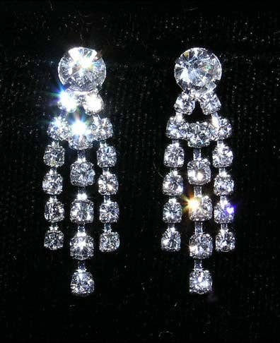 Crystal Waterfall Earring