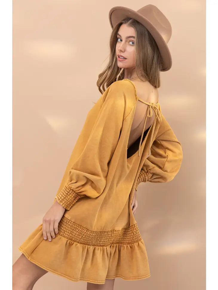 Sundown Smocked Knit Dress - Debs on 5th