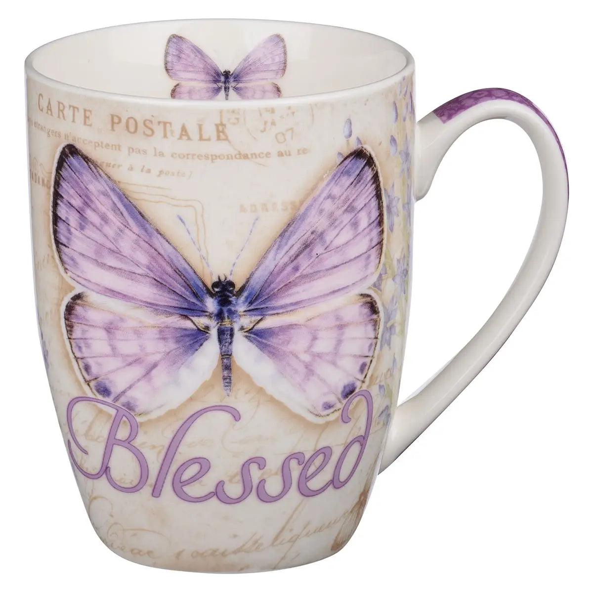 Butterfly Blessings Purple Mug