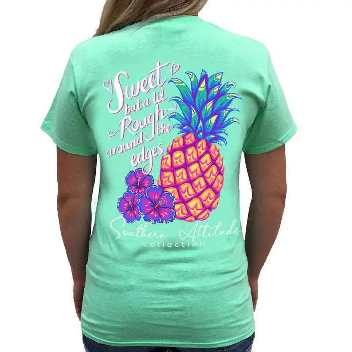 Rough Pineapple Graphic Tee Shirt