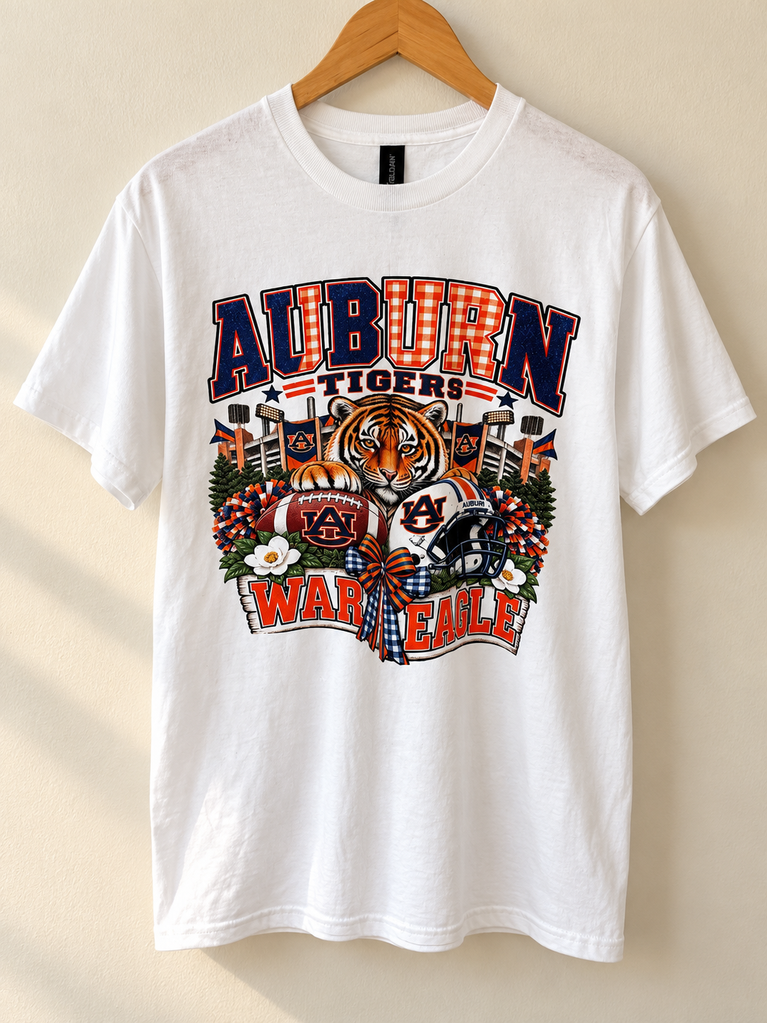 Auburn Football and Graphic Top