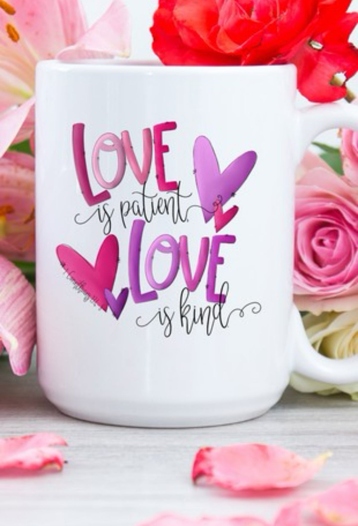 Love Patient Love Kind Mug & Towel Set