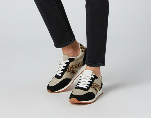 Joel Leopard Sneakers