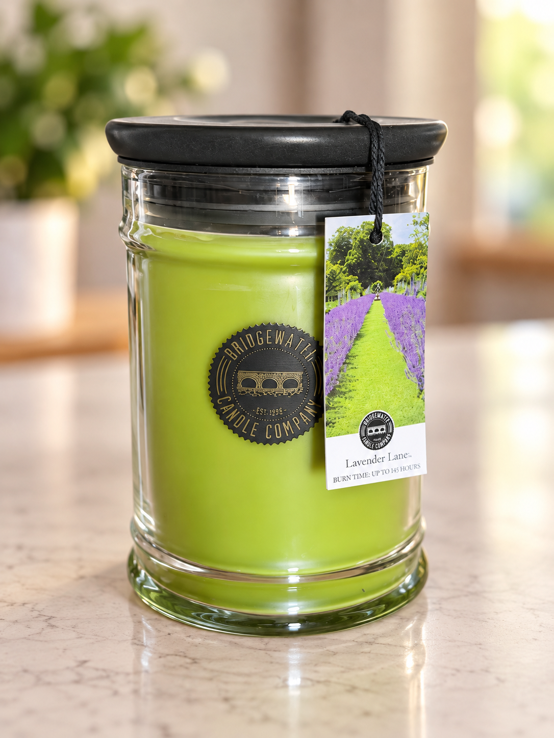 Vela en tarro de lavanda Lane