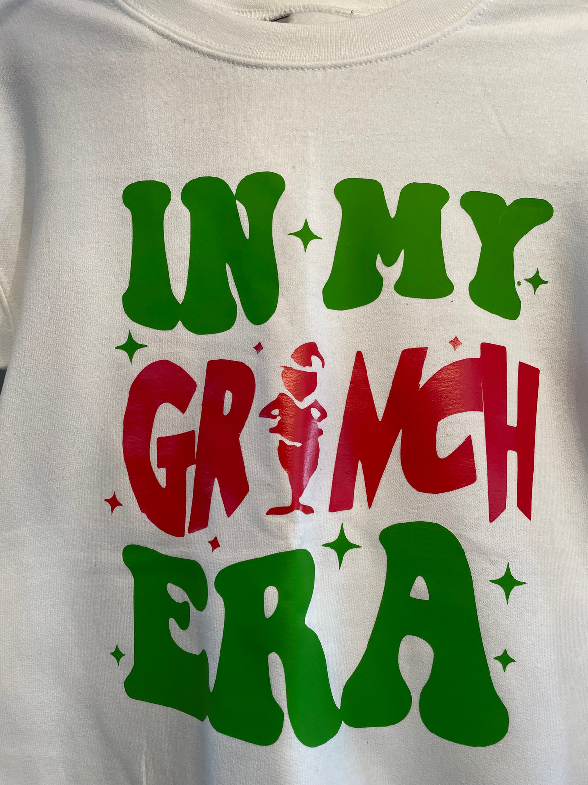 In MY Grinch Era Vinyl Graphic Crewneck Sweatshirt