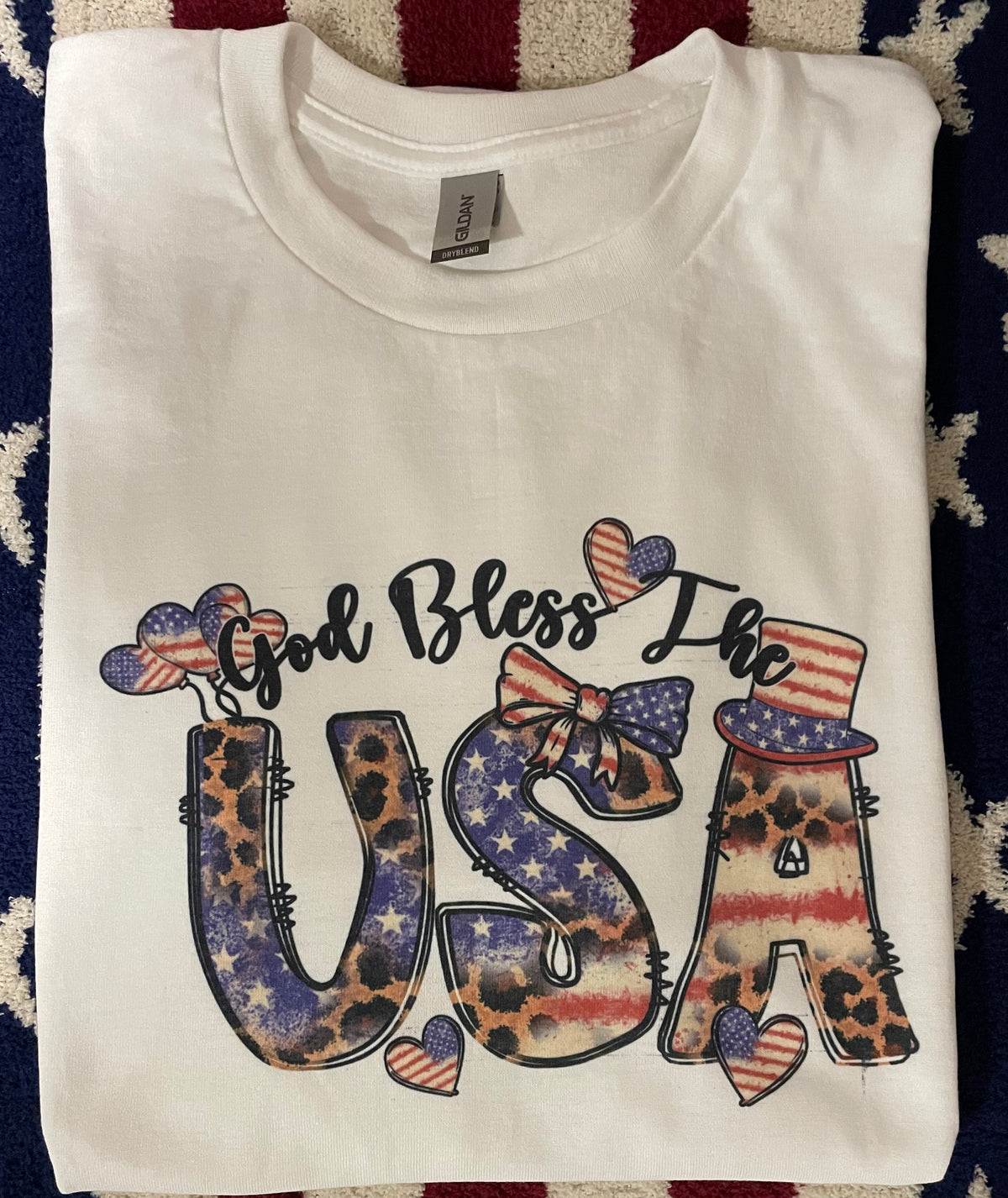 God Bless The USA Patriotic Tee