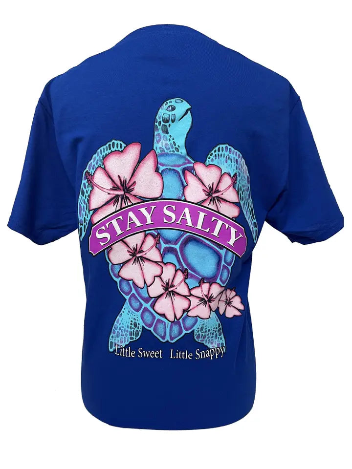 Flower Turtle Graphic Tee Shirt