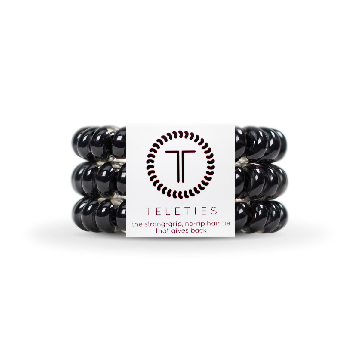 Spiral Hair Coils | Large | Jet Black Hair Ties
