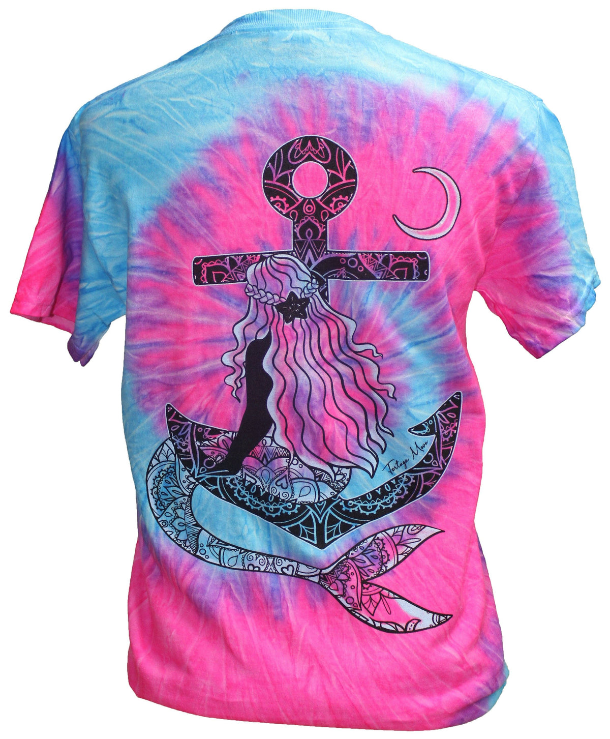 Tie Dye Mermaid Anchor