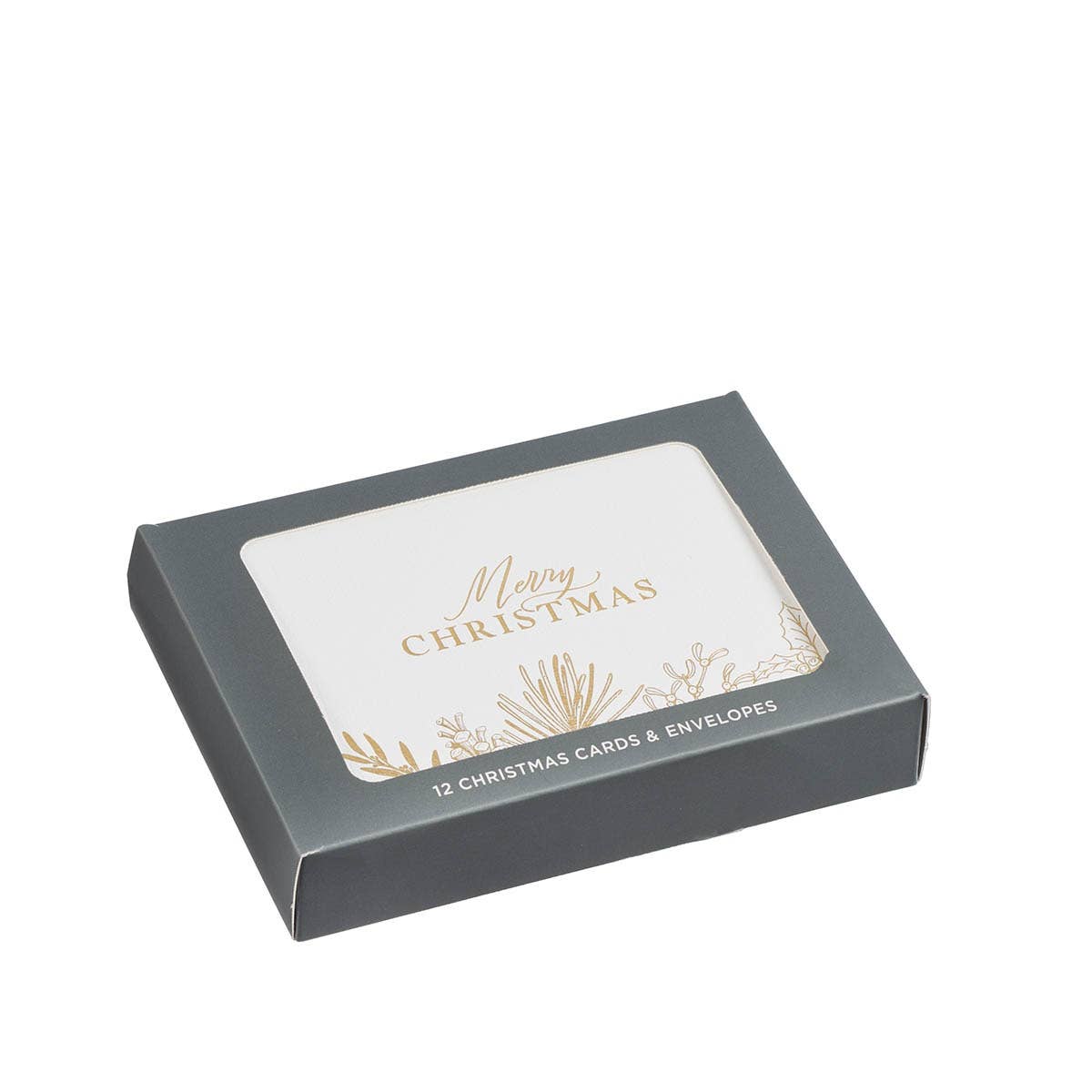 Boxed Card Set 12pc Merry Christmas