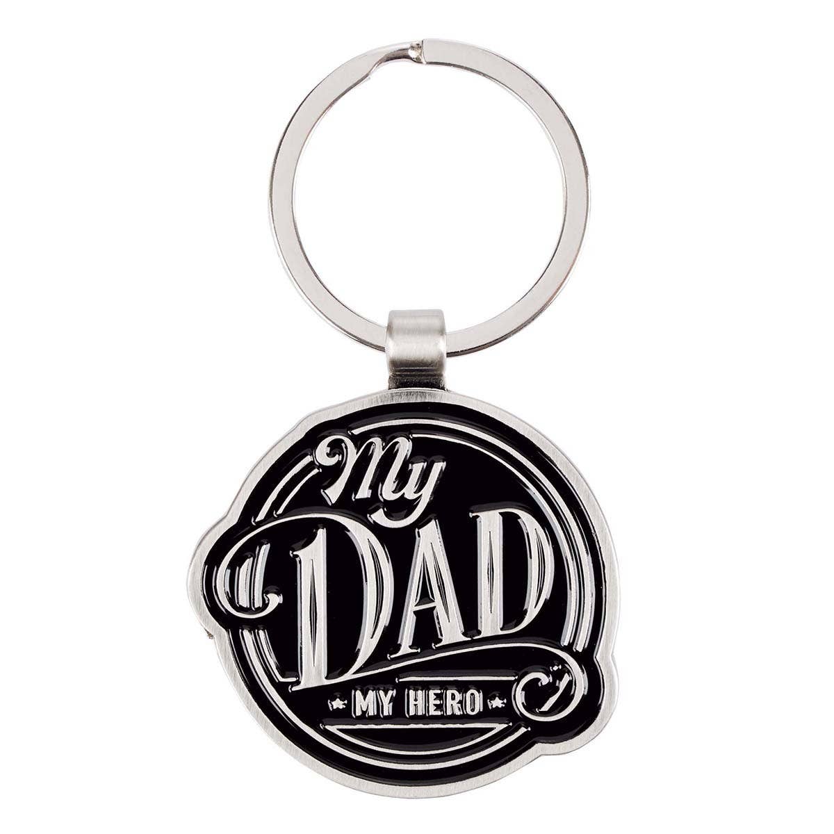 Keychain in Tin My Dad My Hero Prov. 14:26