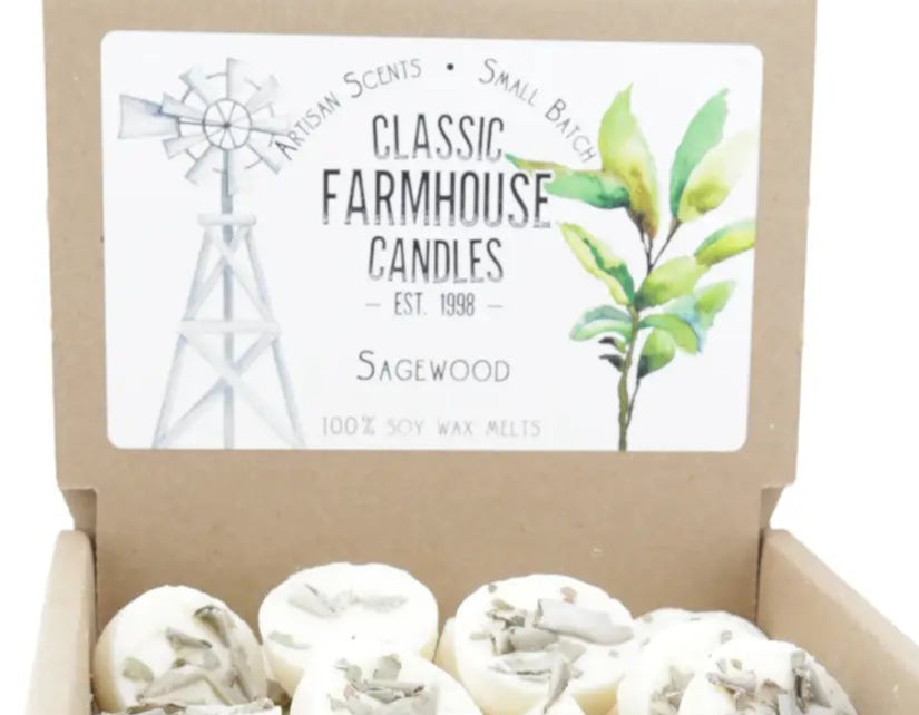 10-Soy Wax Melts - Sagewood