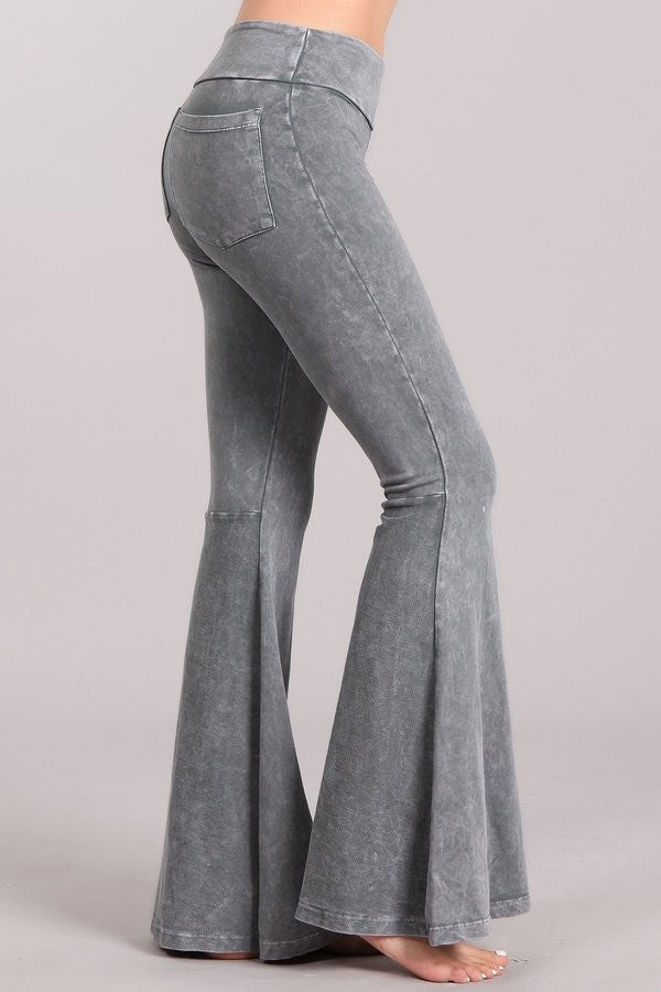 Mineral wash sale bell bottoms