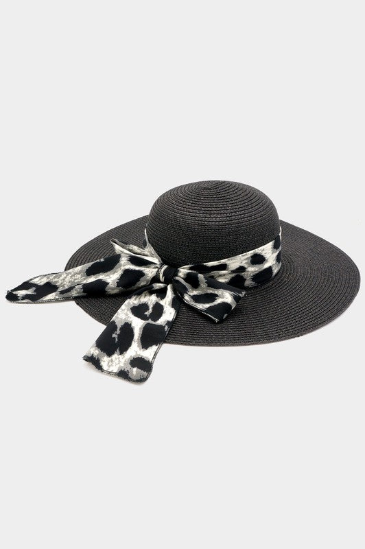 Sombrero de sol de verano de leopardo