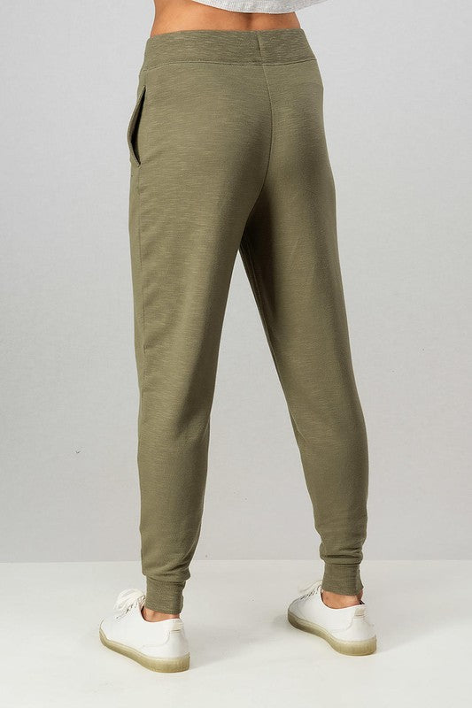 Two Tone French Terry Joggers