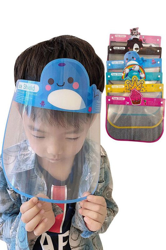 Protector facial para niños a prueba de polvo