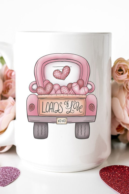 Copa de camión rosa de San Valentín de Loads of Love
