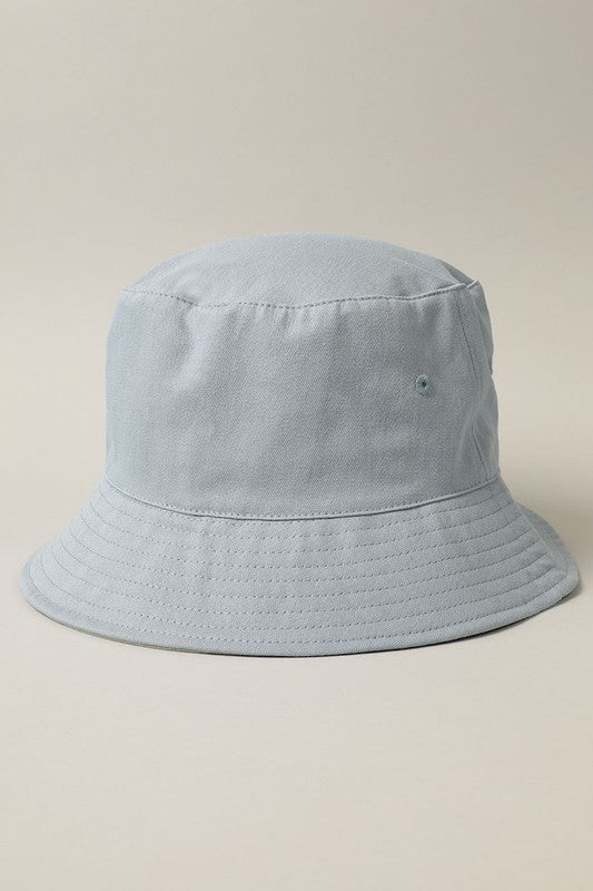 Sombrero de pescador de algodón con estampado liso 