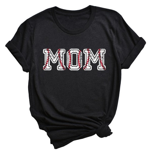Camiseta de mamá de béisbol 