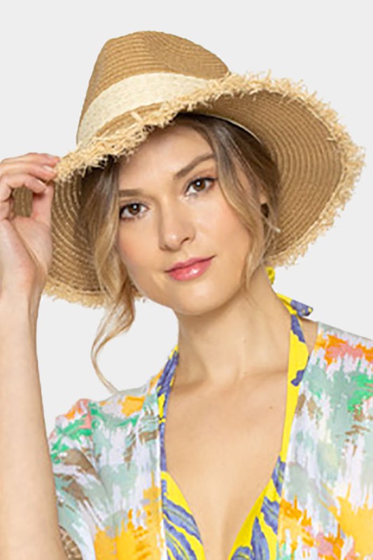 Sombrero Panamá de Paja con Banda Trenzada