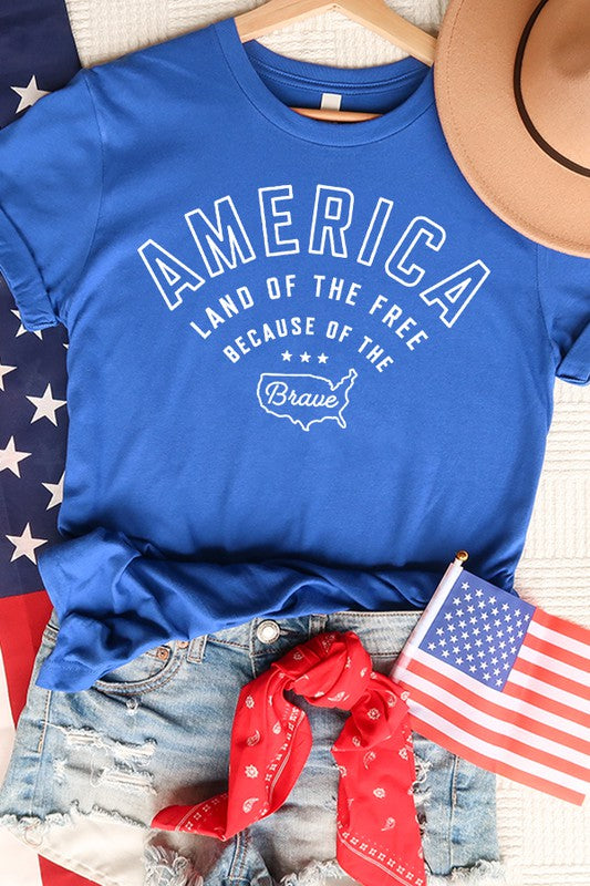 Camiseta gráfica America Land of Free