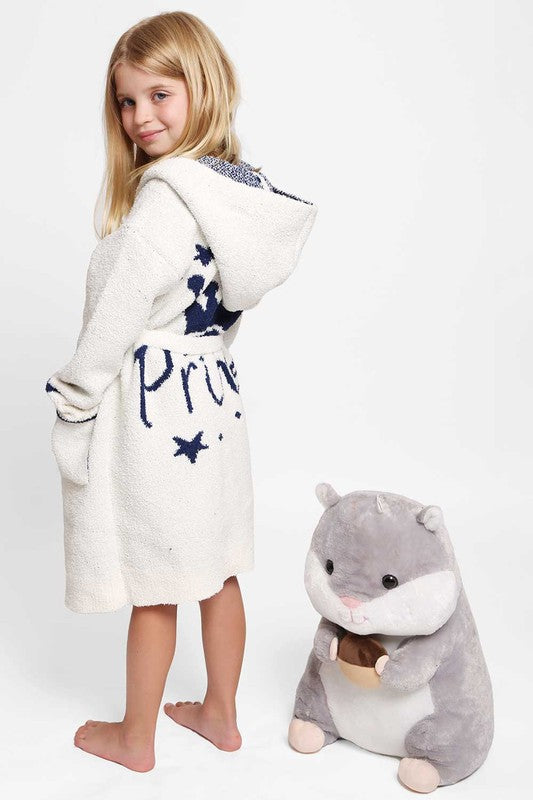 Kids Prince or Princess Hooded Robes