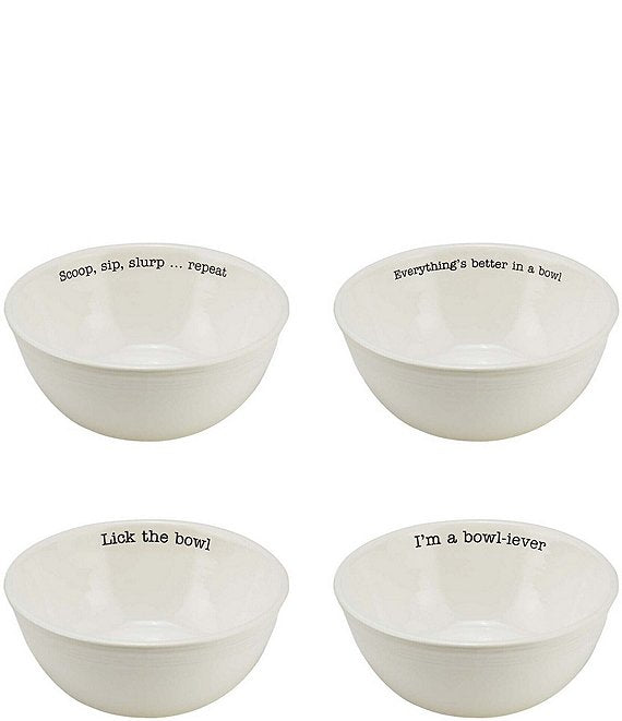 Table For 4 Bowl Set