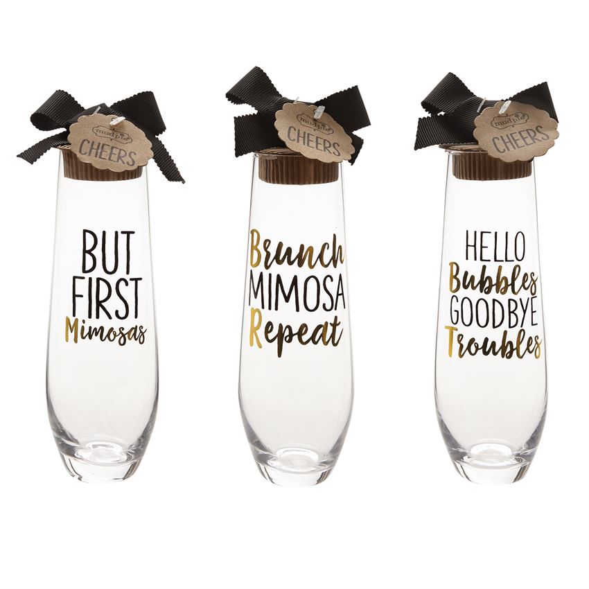 Stemless Glass with Sentiments