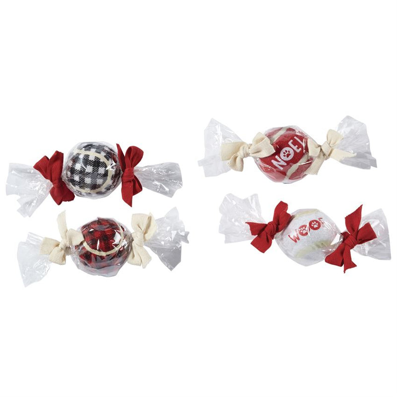 Happy Howl-Idays Tennis Ball - Debs on 5th