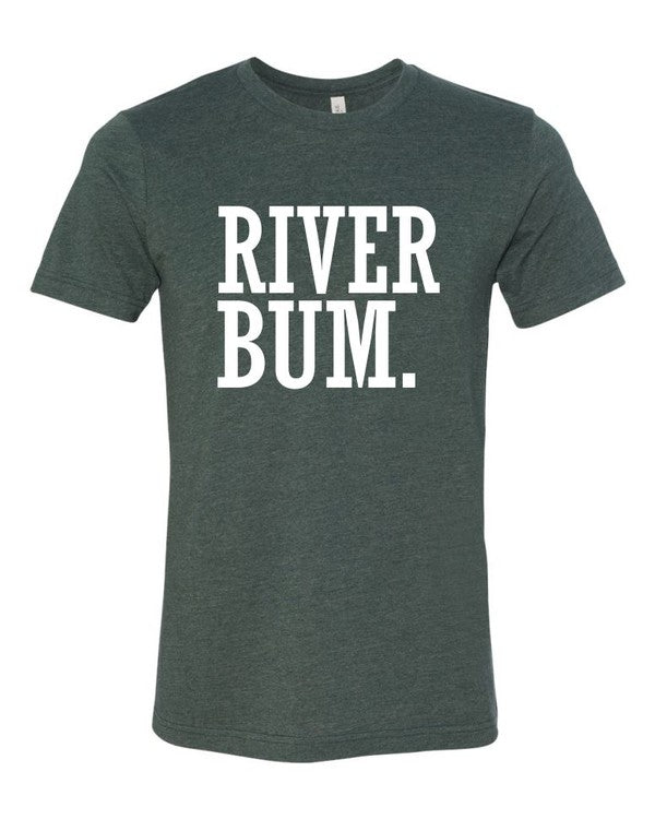 Camiseta de estilo suave con cuello redondo y estampado River Bum