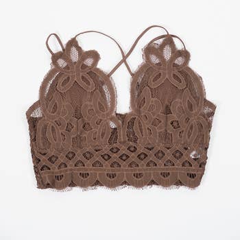 Plus Size Crochet Lace Bralette with Bra Pads – Debs on 5th