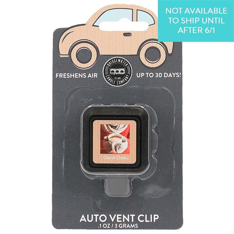 Cup of Cheer Auto Vent Clip
