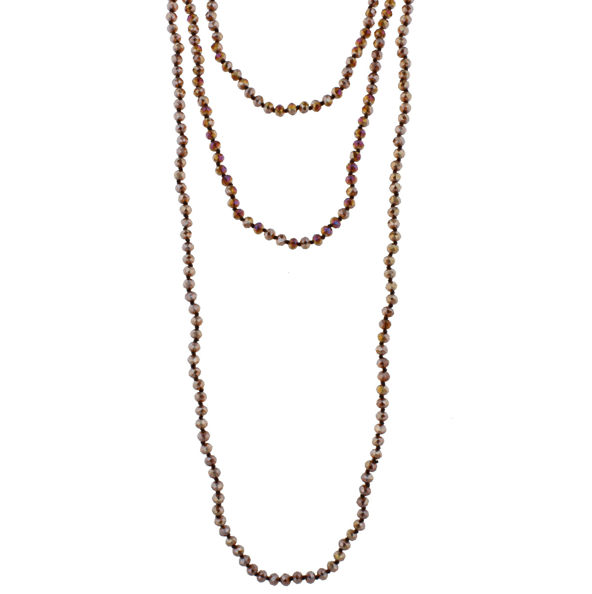 80" Hand Knotted Necklace - Debs Boutique  LLC