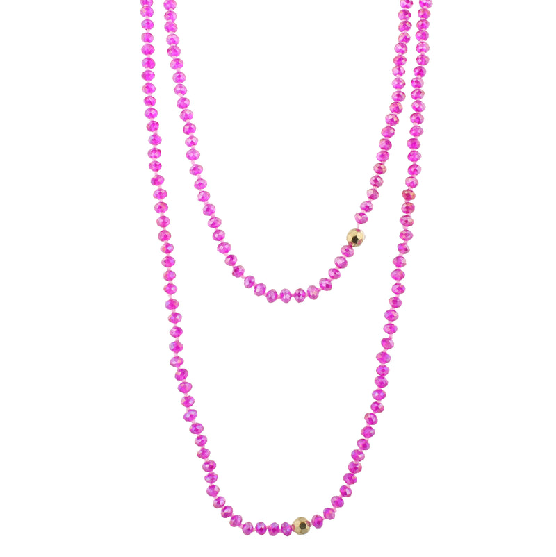 80" Hand Knotted Wrap Necklace - Debs on 5th