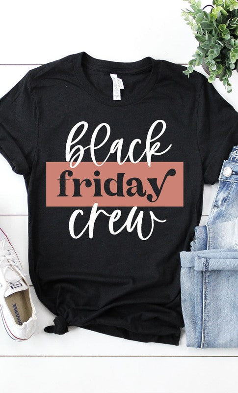 Camiseta gráfica Black Friday Crew