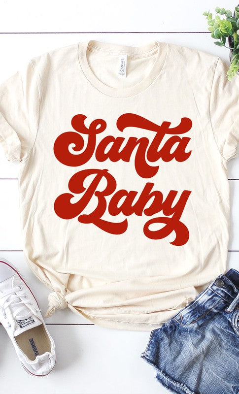 Santa Baby Graphic Tee - Debs on 5th