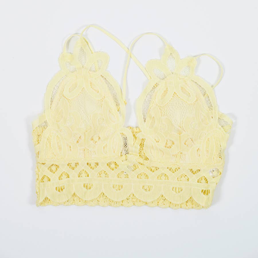 Lace Bralette with Removable Pads