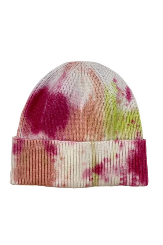 Gorro tejido tie-dye