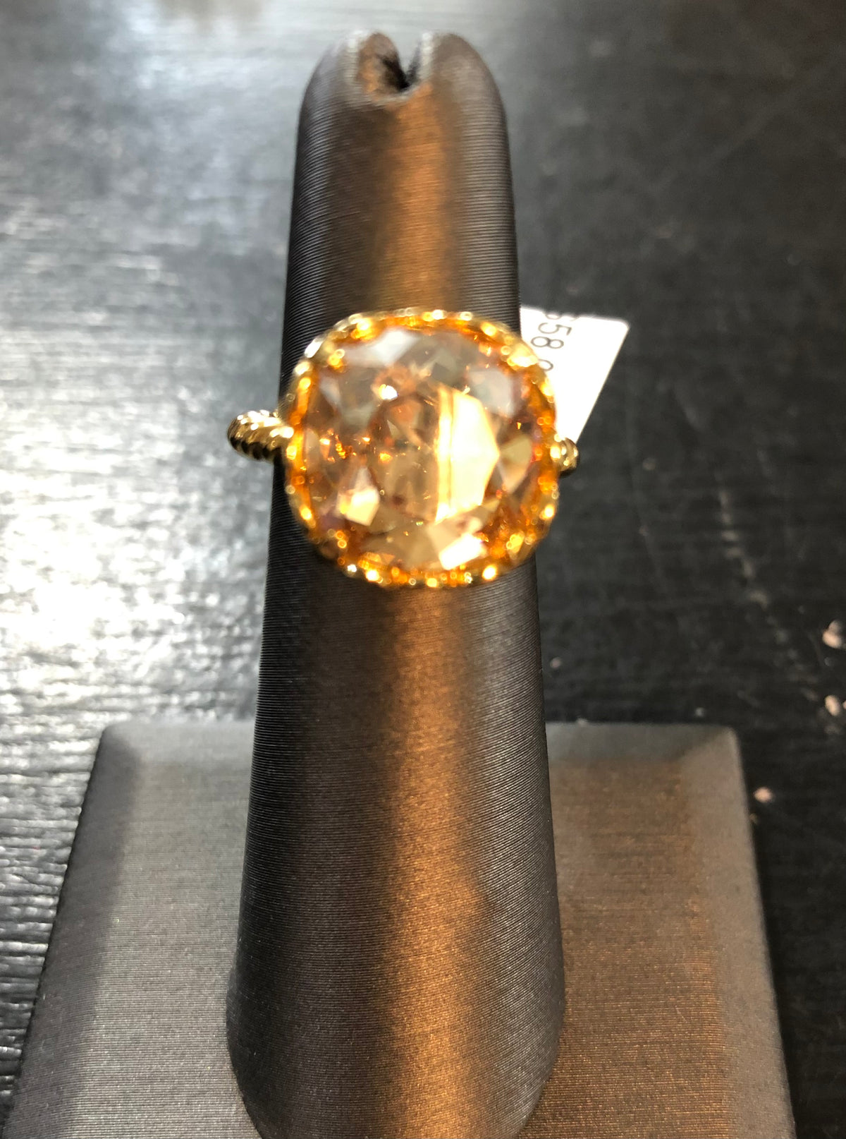 Size 5 Victoria Lynn Rope Ring Yellow Gold