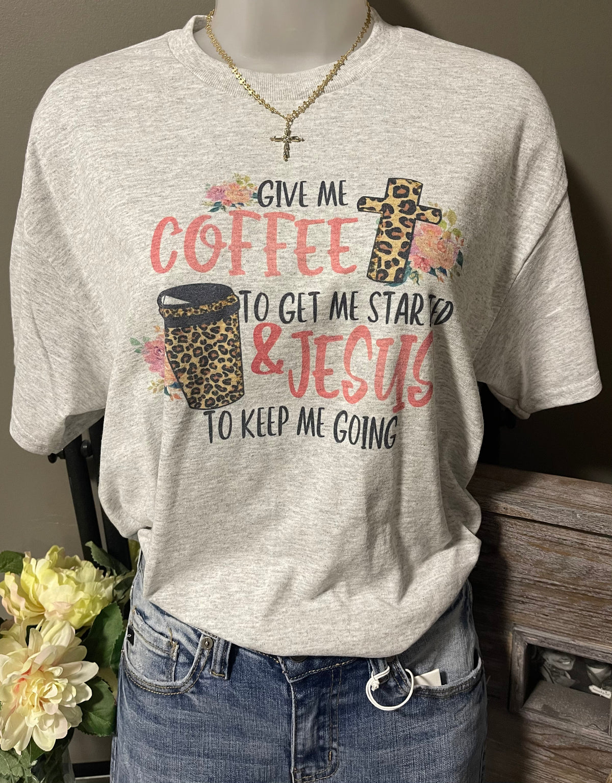 Coffee & Jesus Graphic Tee - Debs on 5th