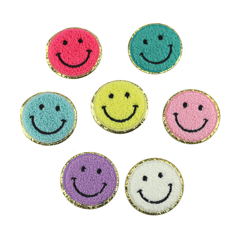 Smiley Face Self-Adhesive Patch Sticker